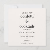 Invitation Élégante Fête des mariées Mariage de Noël (Dos)