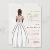 Invitation Élégante Fête des mariées Mariage romantique (Devant)