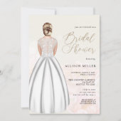 Invitation Élégante Fête des mariées Mariage romantique (Devant)