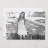 Invitation Elégante Fête des mariées photo Gold Confetti (Dos)