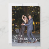 Invitation Élégante Fête des mariées photo moderne (Dos)