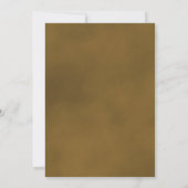 Invitation Élégante Fête des mariées romantique Rose doré (Dos)