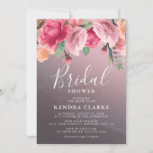 Invitation Élégante Fête des mariées Rose Gold (Devant)