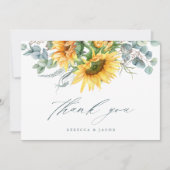 Invitation Élégante Fête des mariées rustique de tournesol (Devant)