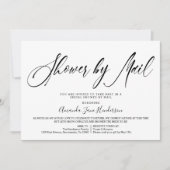 Invitation Élégante Fête des mariées simple par courrier (Devant)