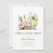 Invitation Élégante Fête des mariées Spa tropicale (Devant)