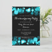 Invitation Élégante fête du réchauffement climatique d'hiver  (Debout devant)