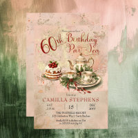 Élégante fête du Thé d'hiver 60e anniversaire