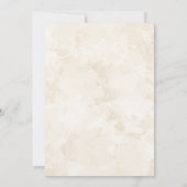 Invitation Élégante Fête Florale de la couronne (Dos)