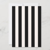 Invitation Élégante fête gothique d'Halloween avec des crânes (Dos)