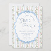 Invitation Élégante Fille Moderne Bows Graduate Party (Devant)