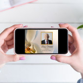 Invitation Elégante Fleur d'Orchidée Blanche Vivante Fête fun