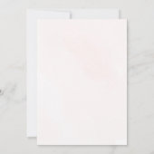 Invitation Élégante Floral Baby shower espagnol fille (Dos)