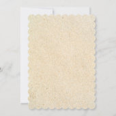 Invitation Elégante Floral Tropical Beach Mariage Bridesmaid (Dos)