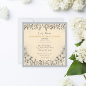 Invitation Élégante florale Fête des femmes Histoire Fête