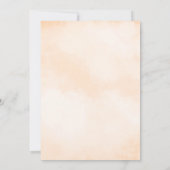 Invitation Élégante florales automnales 50e anniversaire (Dos)