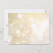 Invitation Elégante Gold Champagne Fête (Dos)