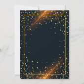 Invitation Élégante Graduation Caps Dots Graduation Party (Dos)