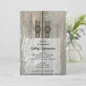 Invitation Elégante Grange Portes Quinceañera (Debout devant)