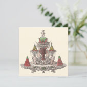 Invitation Élégante langouste Vintage / Écloserie (Debout devant)