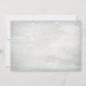 Invitation Élégante lanterne blanche Fête des mariées florale (Dos)