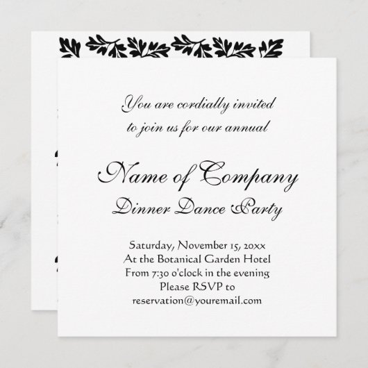 Invitation Élégante Lettre manuscrite illuminée médiévale A (Devant / Derrière)