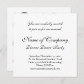 Invitation Élégante lettre verte médiévale W Monogram (Devant / Derrière)