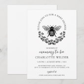 Invitation Élégante Maman À Être Baby shower (Devant / Derrière)