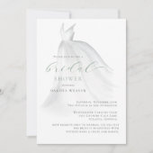 Invitation Elégante Mariage Sage Green Fête des mariées de ro (Devant)