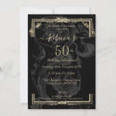 Invitation Elégante Marie Antoinette sur le français d'inspir (Devant)