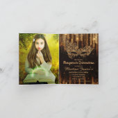 Invitation Elégante Masquerade Quinceañera 15e anniversaire (Intérieur)