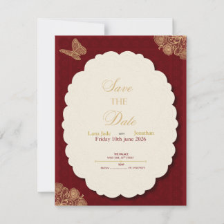 Invitation élégante modifiable