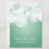 Invitation Élégante Monnaie De Mariage Et De Mariage (Dos)