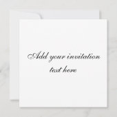 Invitation Élégante Monogramme Floral Damask Jaune (Dos)