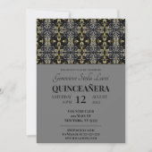 Invitation élégante Motif de Parties scintillant (Devant)