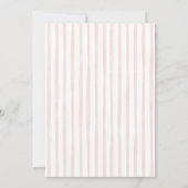 Invitation Élégante ONE derful Pink Bow Girl 1er anniversaire (Dos)