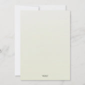 Invitation Elégante Orchid funeral Service Memorial Invitatio (Dos)