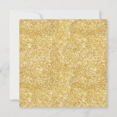 Invitation Élégante Parties scintillant Arbre Rouge Noël (Dos)