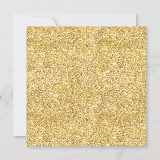 Invitation Élégante Parties scintillant Arbre Rouge Noël (Dos)