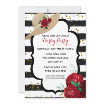 Élégante Parties scintillant Derby Casquette Racin