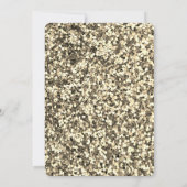 Invitation Elégante Parties scintillant d'or Fête des mariées (Dos)