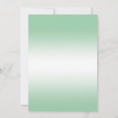 Invitation Elégante Parties scintillant émeraude et anneaux M (Dos)