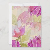 Invitation Élégante Parties scintillant Gold Calligraphie Ann (Dos)