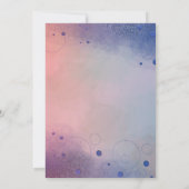 Invitation Elégante Pastel Foil Balloons 70e fête d'anniversa (Dos)