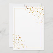 Invitation Élégante Personnaliser florale orange bordeaux (Dos)