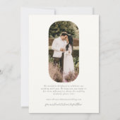 Invitation Élégante Photo de Fleurs de Lavande pour Faire-Par (Dos)