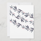 Invitation Elégante photo du Mariage de vacances "Joyeux & Ma (Dos)