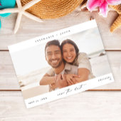 Invitation Élégante photo panoramique moderne Enregistrer la