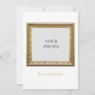Invitation Élégante photo personnelle moderne