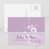 Invitation 'Elegante Polka Dots Save The Date' (Devant / Derrière)